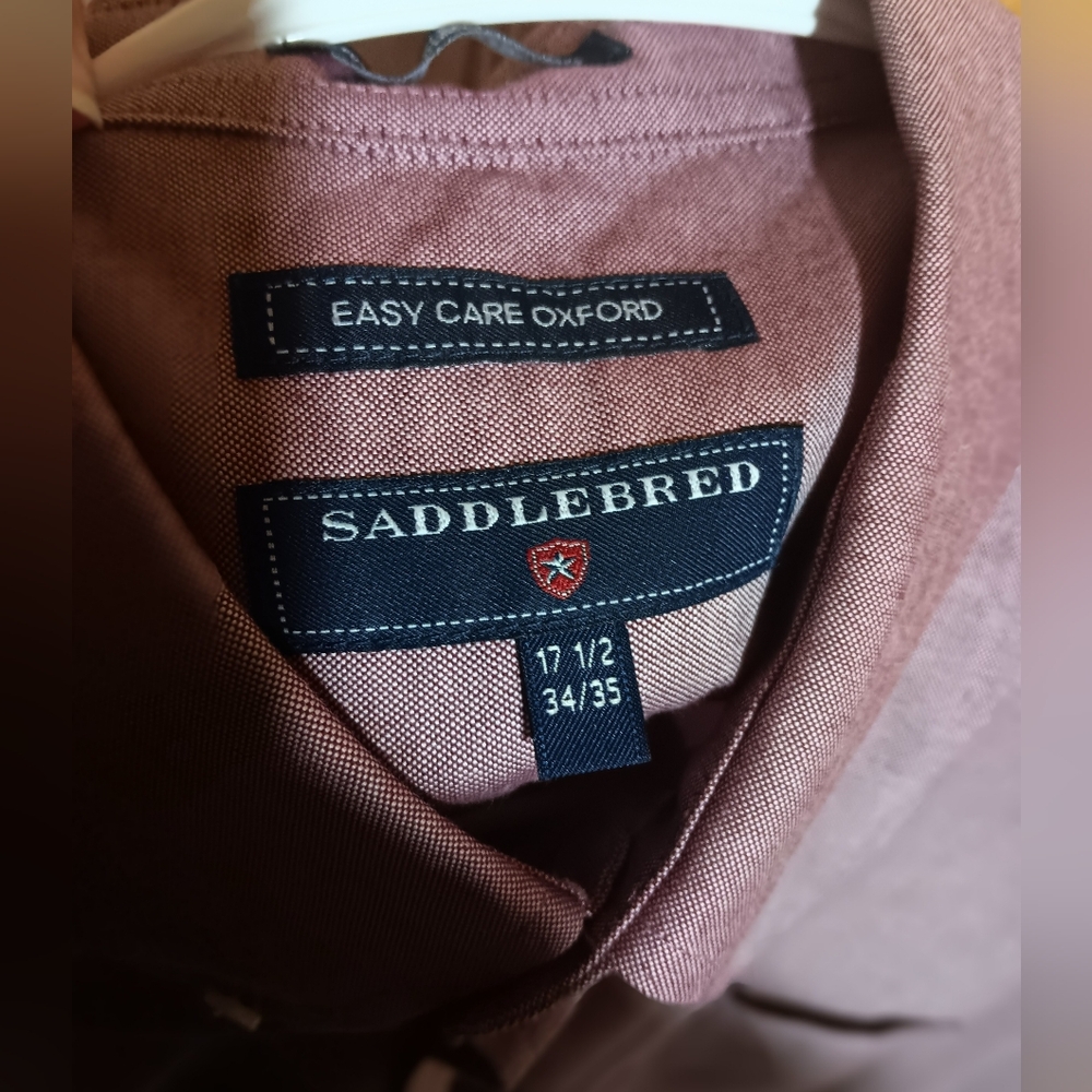 Saddlebred Easy Care Oxford in Rich Mauve - Picture 2 of 4